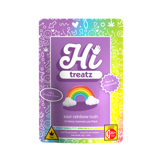 HI TREATZ Gummies 50mg THC (10 Flavors)