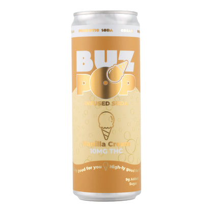 BUZ POP Prebiotic THC Soda 10mg THC - Hemp House Store