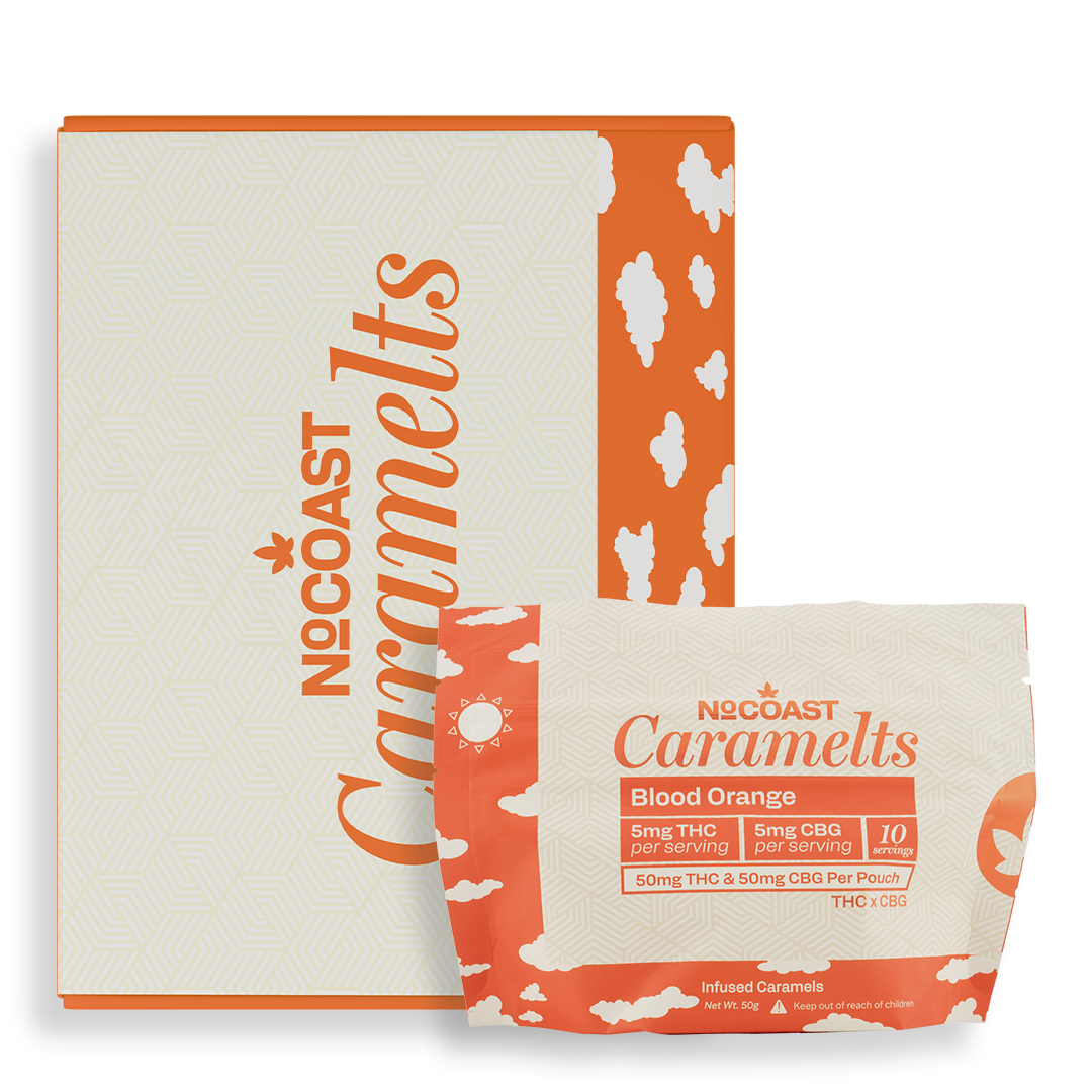 NO COAST Daytime Caramels 50mg THC 50mg CBG