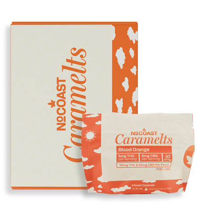 NO COAST Daytime Caramels 50mg THC 50mg CBG