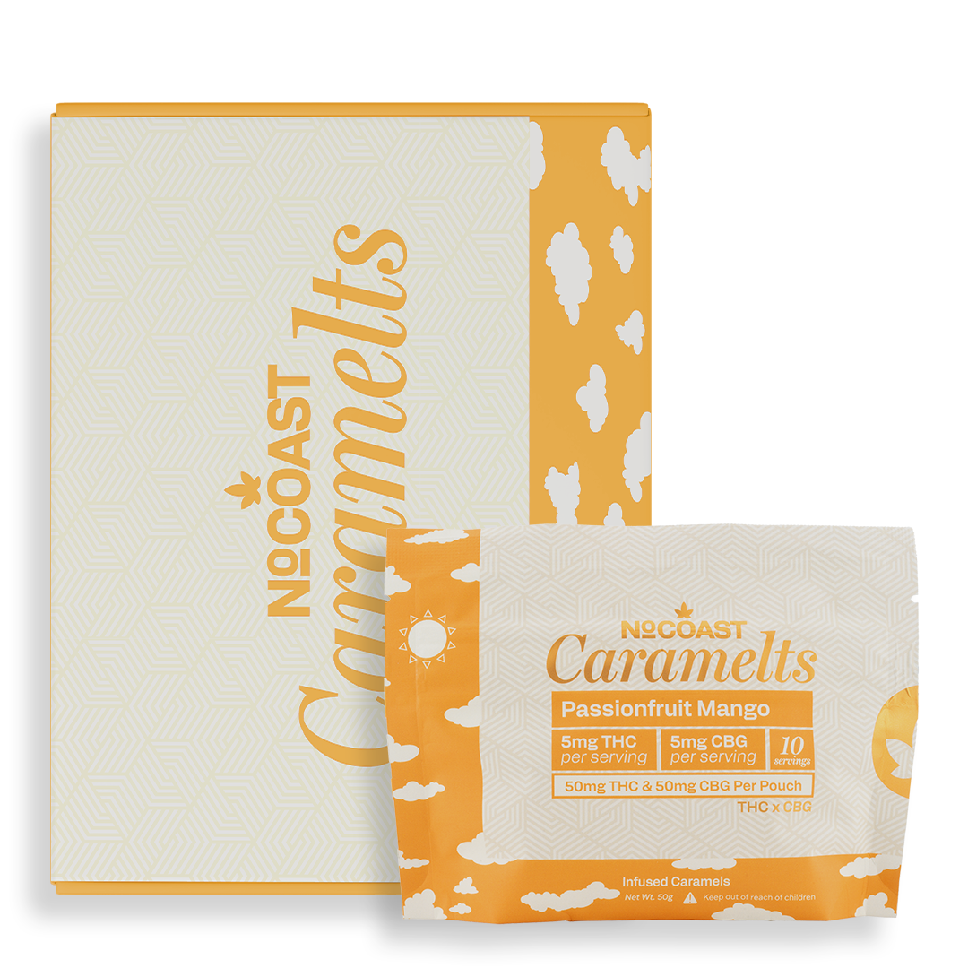 NO COAST Daytime Caramels 50mg THC 50mg CBG