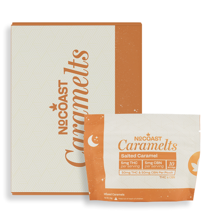 NO COAST Night Time Caramels 50mg THC 50mg CBN