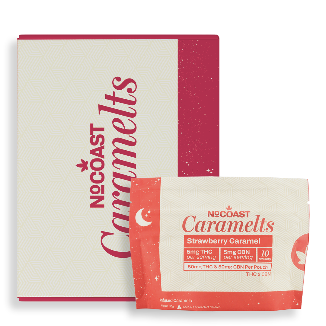 NO COAST Night Time Caramels 50mg THC 50mg CBN