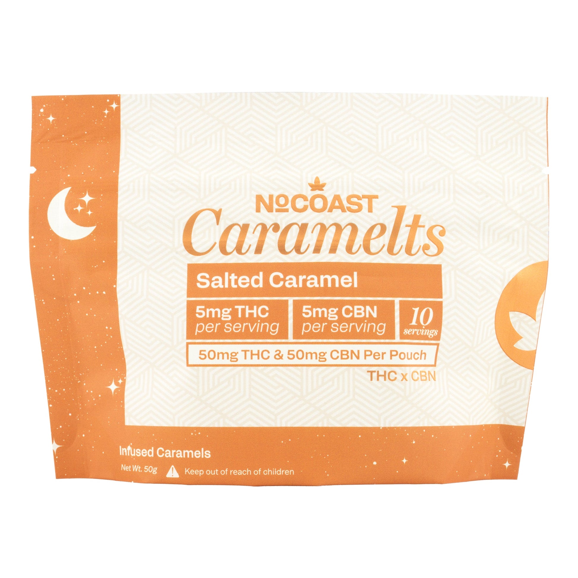 NoCoast Salted Caramel Night Time Caramelts 50mg THC 50mg CBN