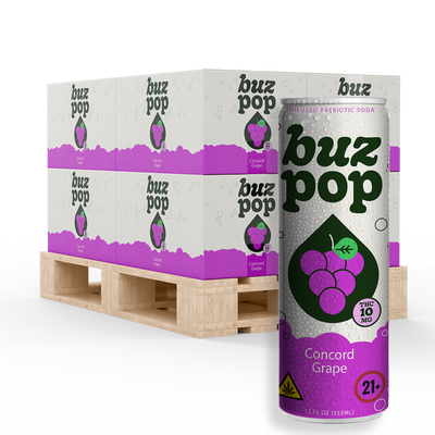 BUZ POP Prebiotic THC Soda 10mg THC