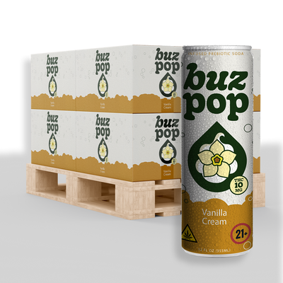 BUZ POP Prebiotic THC Soda 10mg THC