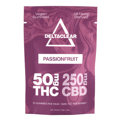 DELTA CLEAR Vegan D9 Gummies 50mg THC (8 Flavors)