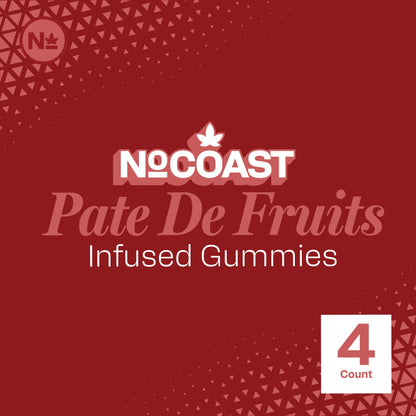 NO COAST Pâte de fruit 20mg THC (4 Flavors)