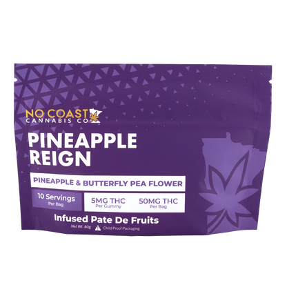 NO COAST Pâte de fruit 50mg THC (4 Flavors)